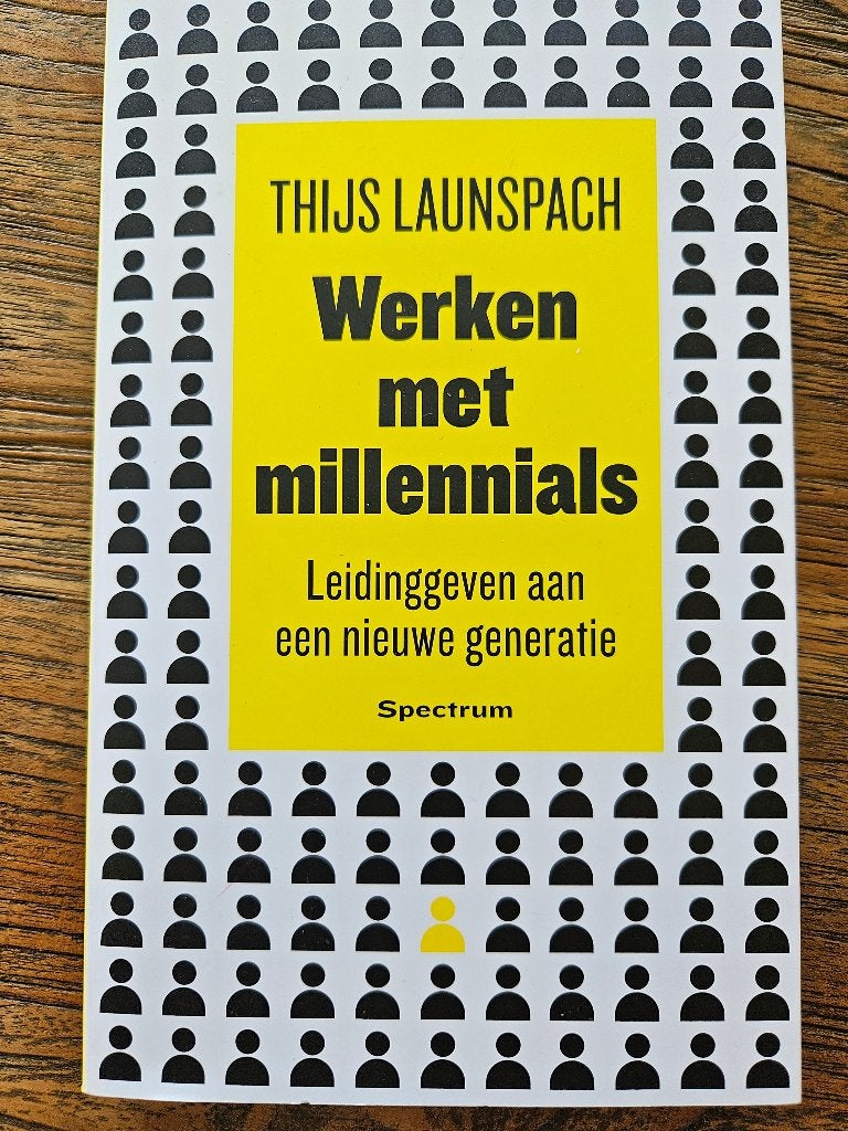 Thijs Launspach ' Werken met millennials', Ophalen of Verzenden, Zo goed als nieuw, Overige onderwerpen, Thijs Launspach
