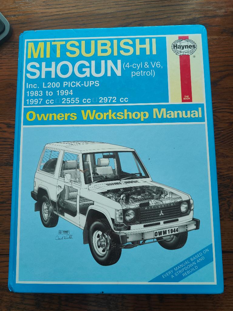 Haynes manual Mitsubishi Shogun L200 Pickups 83-97, Ophalen of Verzenden