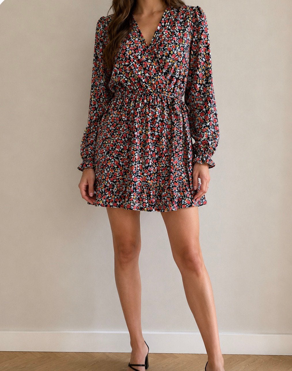 Guts & Gusto zomerse dames bloemen jurk maat S, Ophalen of Verzenden, Zo goed als nieuw, Maat 38/40 (M), Onder de knie