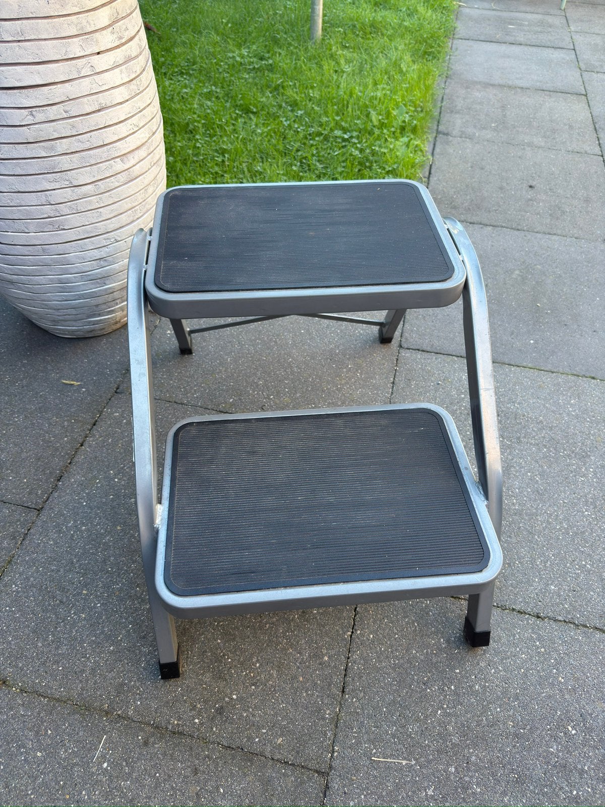 HABA dubbele caravan opstap – aluminium – 150 kg, Caravans en Kamperen, Ophalen, Zo goed als nieuw, Campingtafel