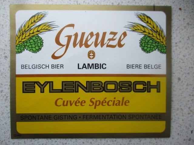 bieretiket Belgie 15-8 (5Z) eylenbosch, Verzamelen, Ophalen of Verzenden, Nieuw, Overige typen, Overige merken