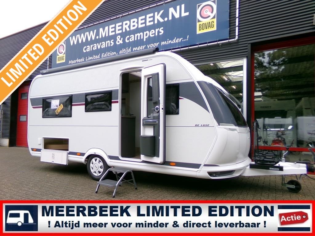Hobby De Luxe 460 LU 3509,=KORTING +MOVER +THULE +BC260, Caravans en Kamperen, Rondzit, Hobby, Fietsenrek, Particulier