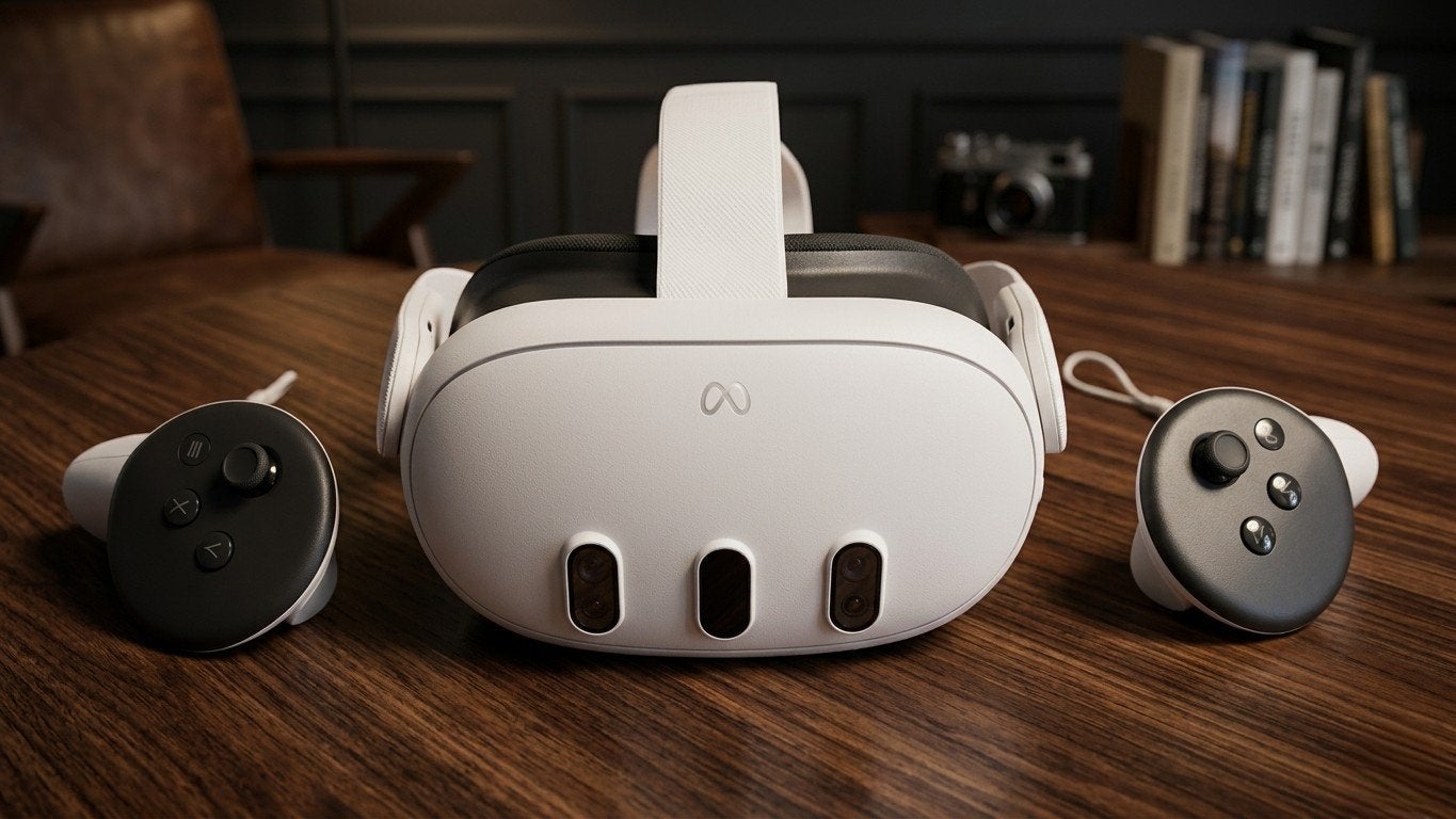 Meta Quest 3 128 GB VR-bril, Spelcomputers en Games, Virtual Reality, Zo goed als nieuw, Overige platformen, Ophalen of Verzenden