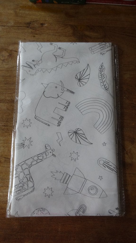 Tafelkleed om in te kleuren NIEUW!, Ophalen of Verzenden, Nieuw, Knutselen