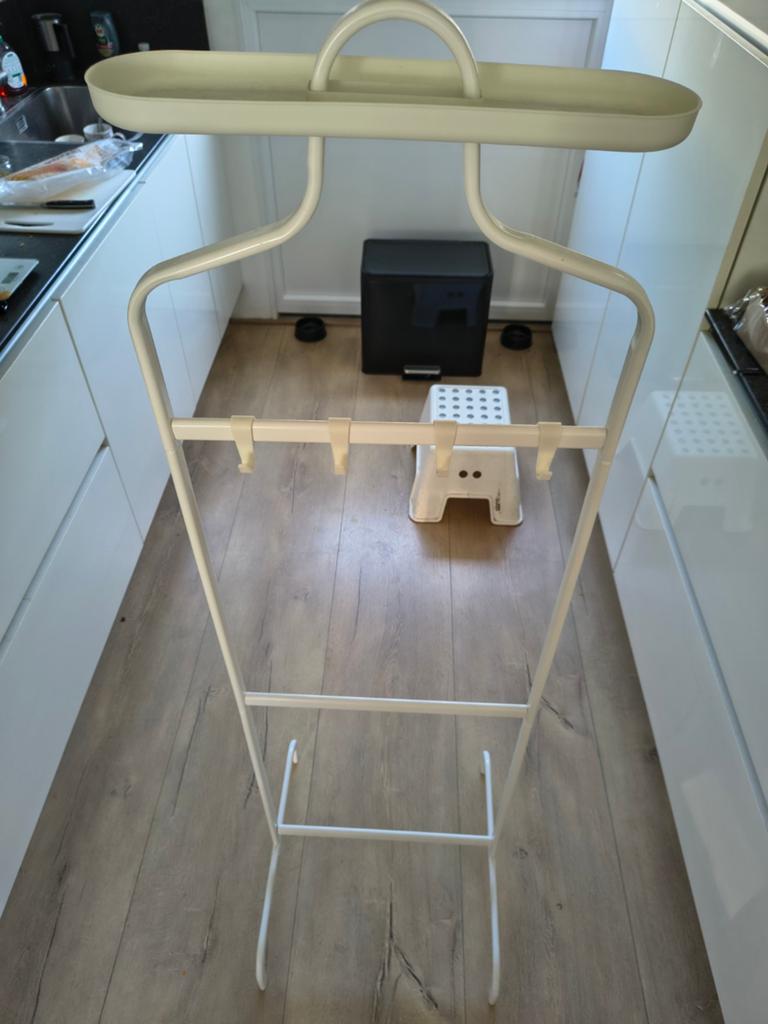 IKEA MULIG Kledingstandaard / Valetstandaard 2x, Ophalen, Gebruikt, Metaal, Staande kapstok