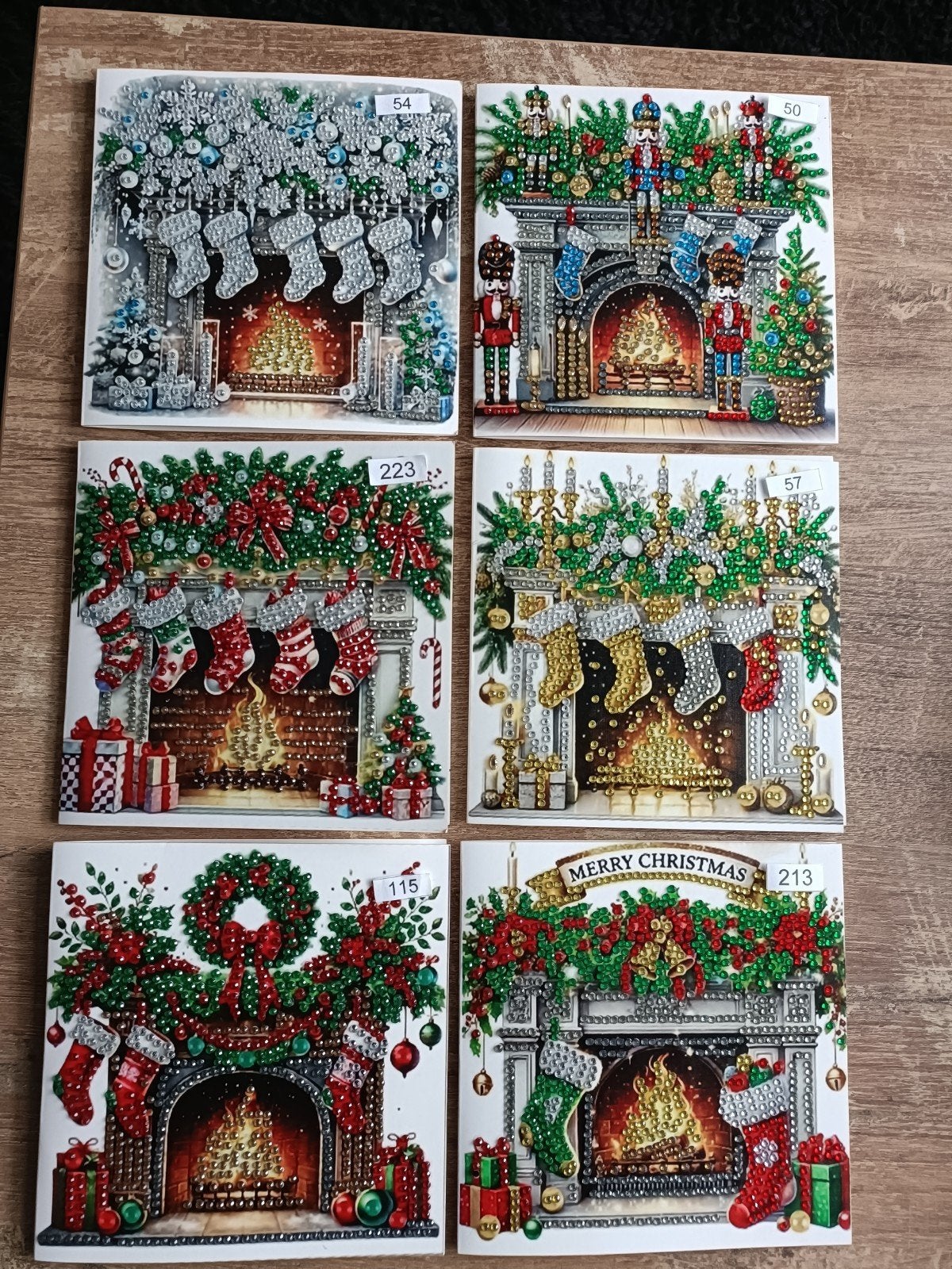 mooie daimond painting kaarten kerst, Ophalen of Verzenden, Nieuw, Kerst