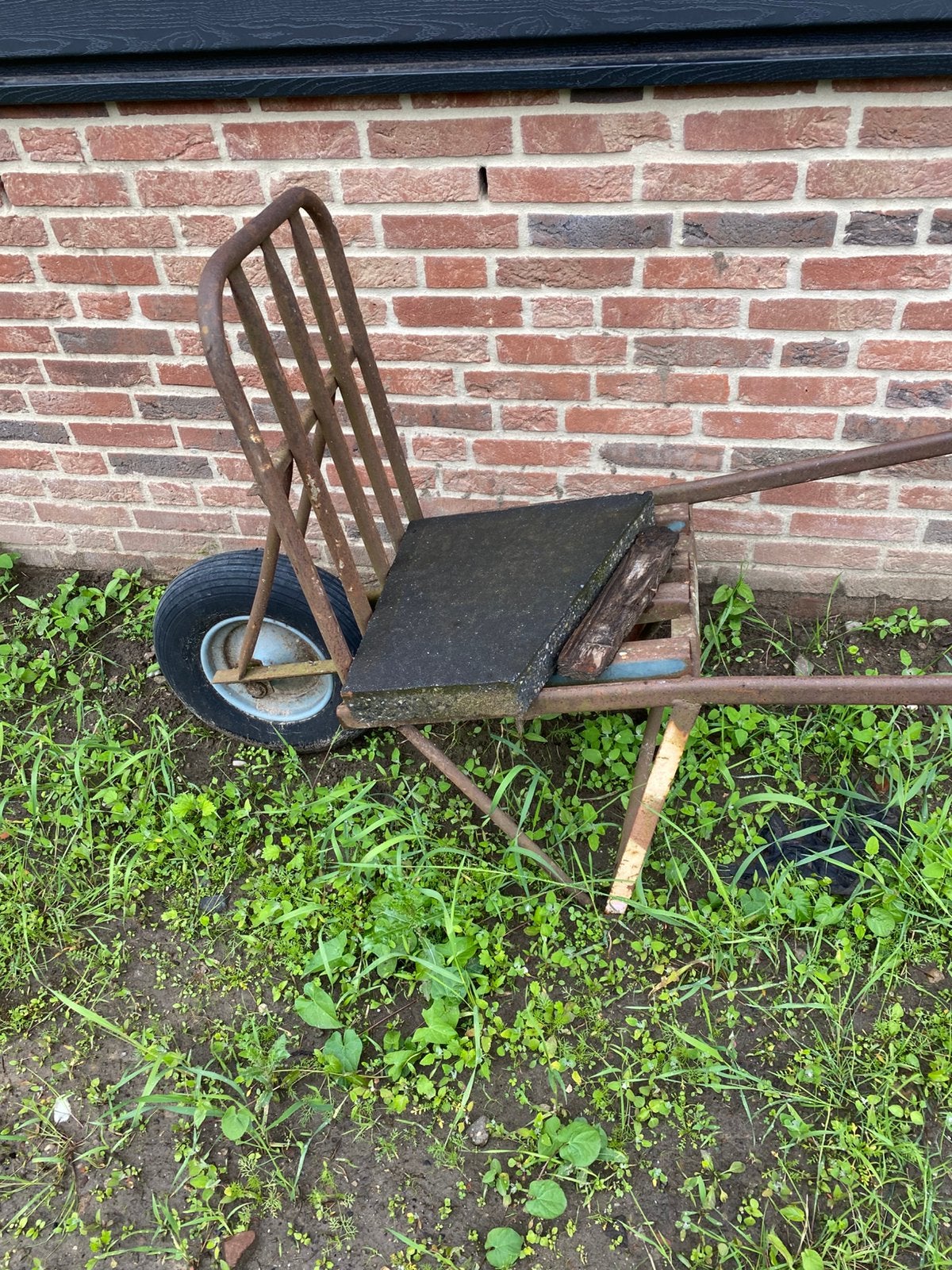 Gratis kruiwagen, Ophalen of Verzenden, Gebruikt, Handmatig, Eenwielig
