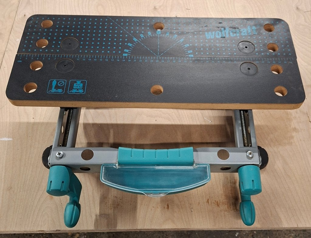 Wolfcraft span- en werktafel, Ophalen of Verzenden, Zo goed als nieuw, 70 tot 120 cm
