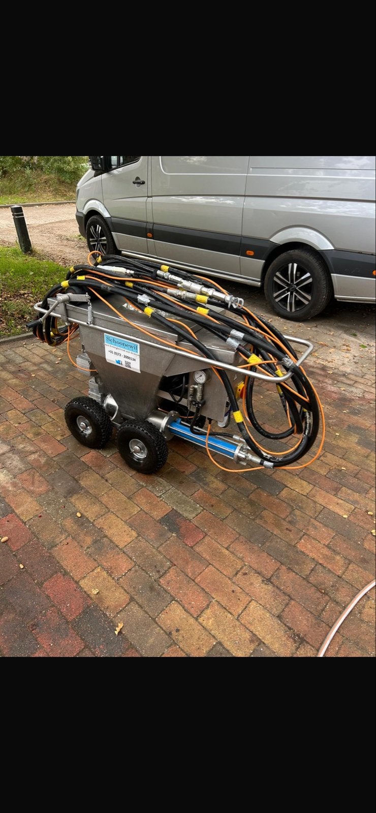 Gbt dunpleister (airless) machine Schoonewil QB 500 RS, Ophalen of Verzenden