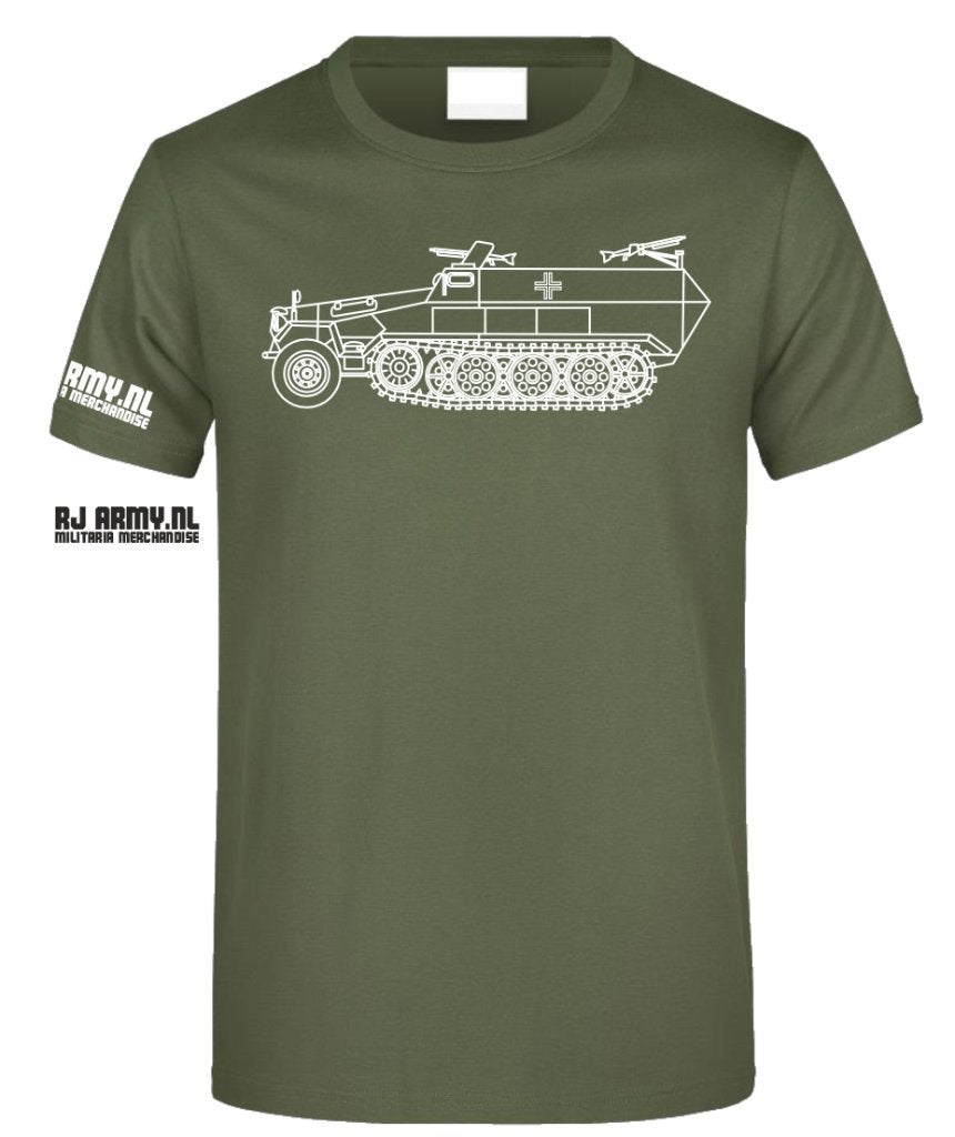 ww2 german Halftrack Sd.Kfz.251-1 Ausf wit, Ophalen of Verzenden, Overige soorten, Overige gebieden, Kleding of Schoenen