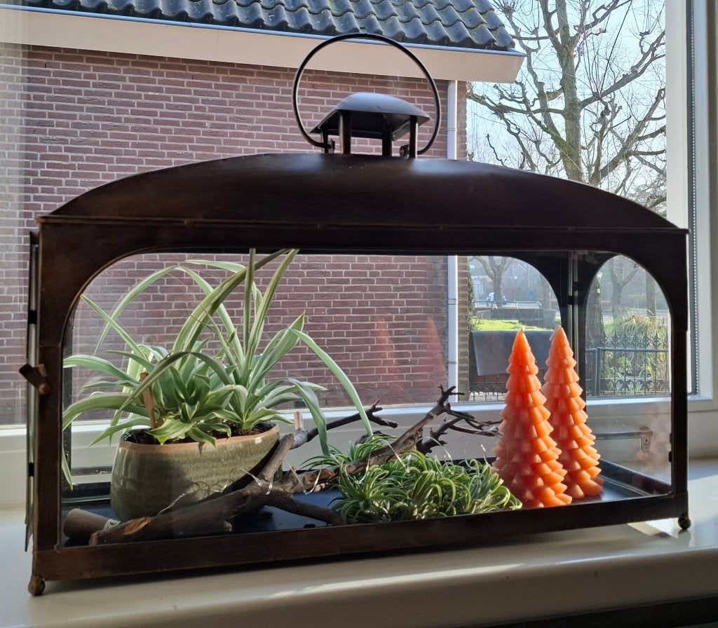 decor lantaarn, Ophalen, Zo goed als nieuw, Metaal, Lantaarn