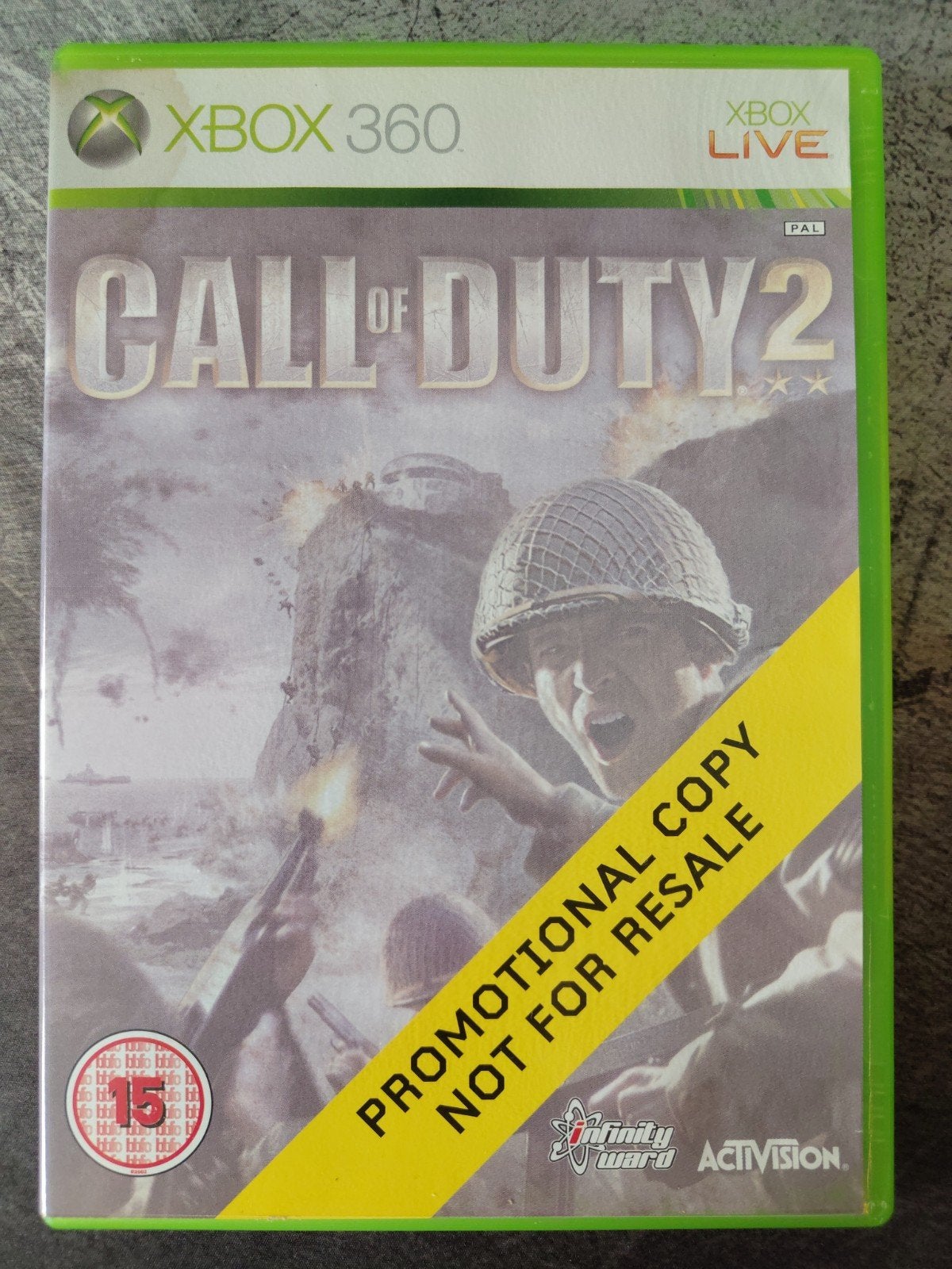 Call of Duty 2 - Promotinal Copy - Xbox 360 - IBMM ⚠️, Gebruikt, Vanaf 18 jaar, Shooter, 1 speler