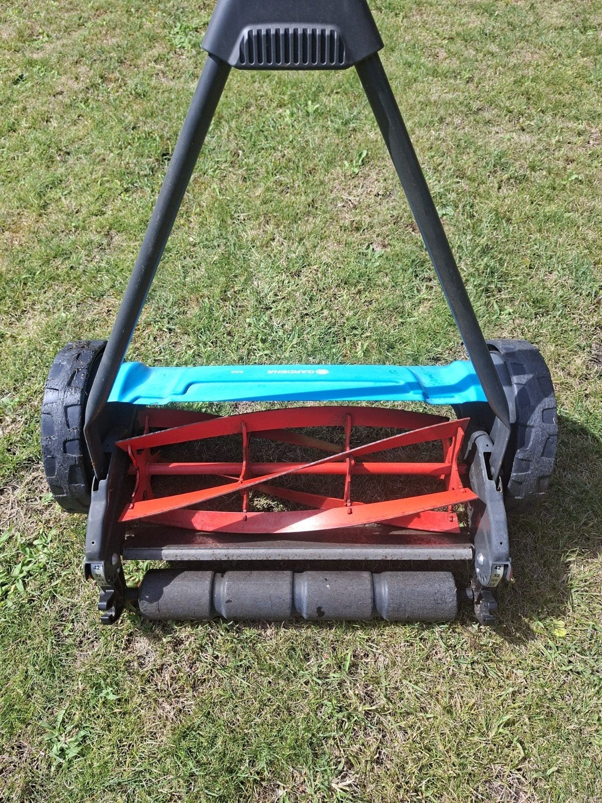 Gardena 400 Handgrasmaaier - Zo goed als nieuw, Ophalen, Handgrasmaaier, Zo goed als nieuw, 40 t/m 49 cm