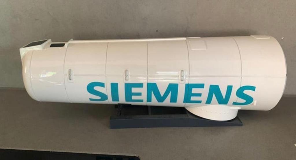Tekno Siemens lading, windmill, nacelles, windmolen, mammoet, Hobby en Vrije tijd, Modelauto's | 1:50, Ophalen of Verzenden, Zo goed als nieuw