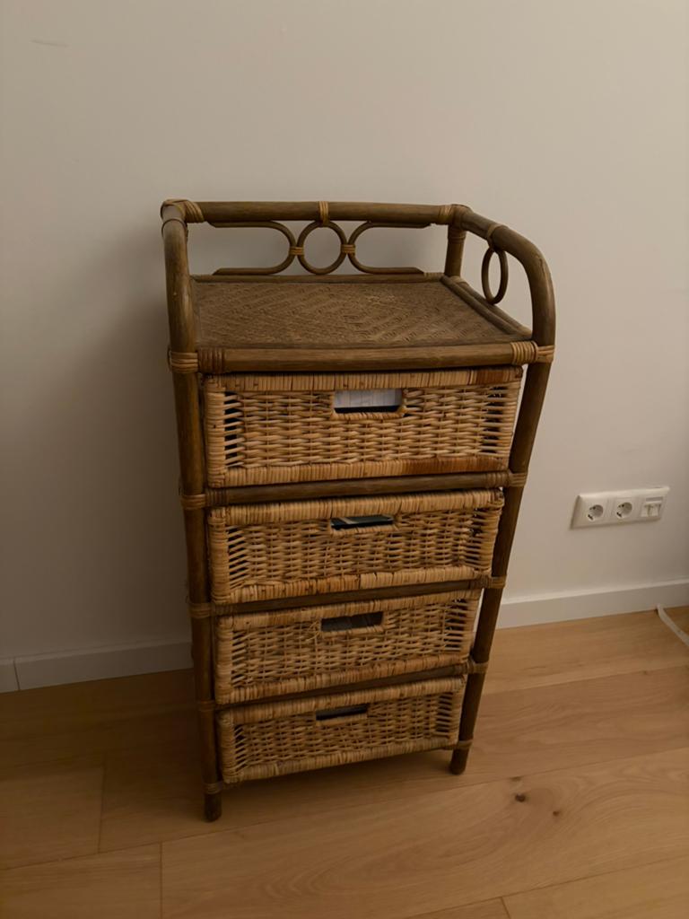 Rotan kastje, Ophalen