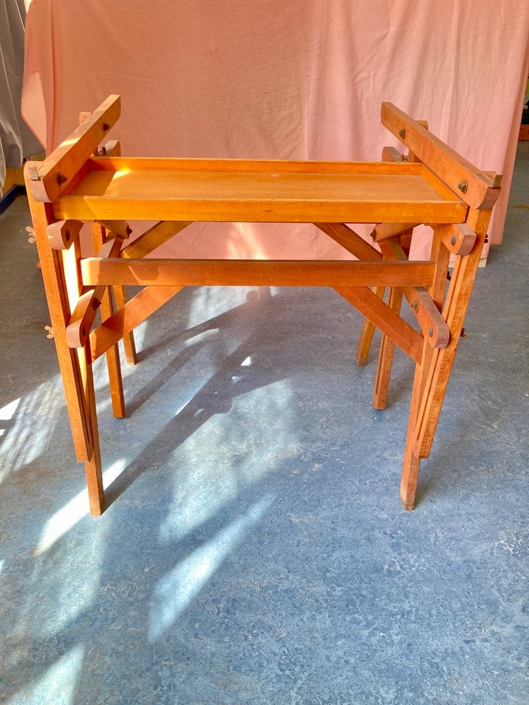 Tekentafel massief beukenhout - vintage, Ophalen, Gebruikt, Overige typen