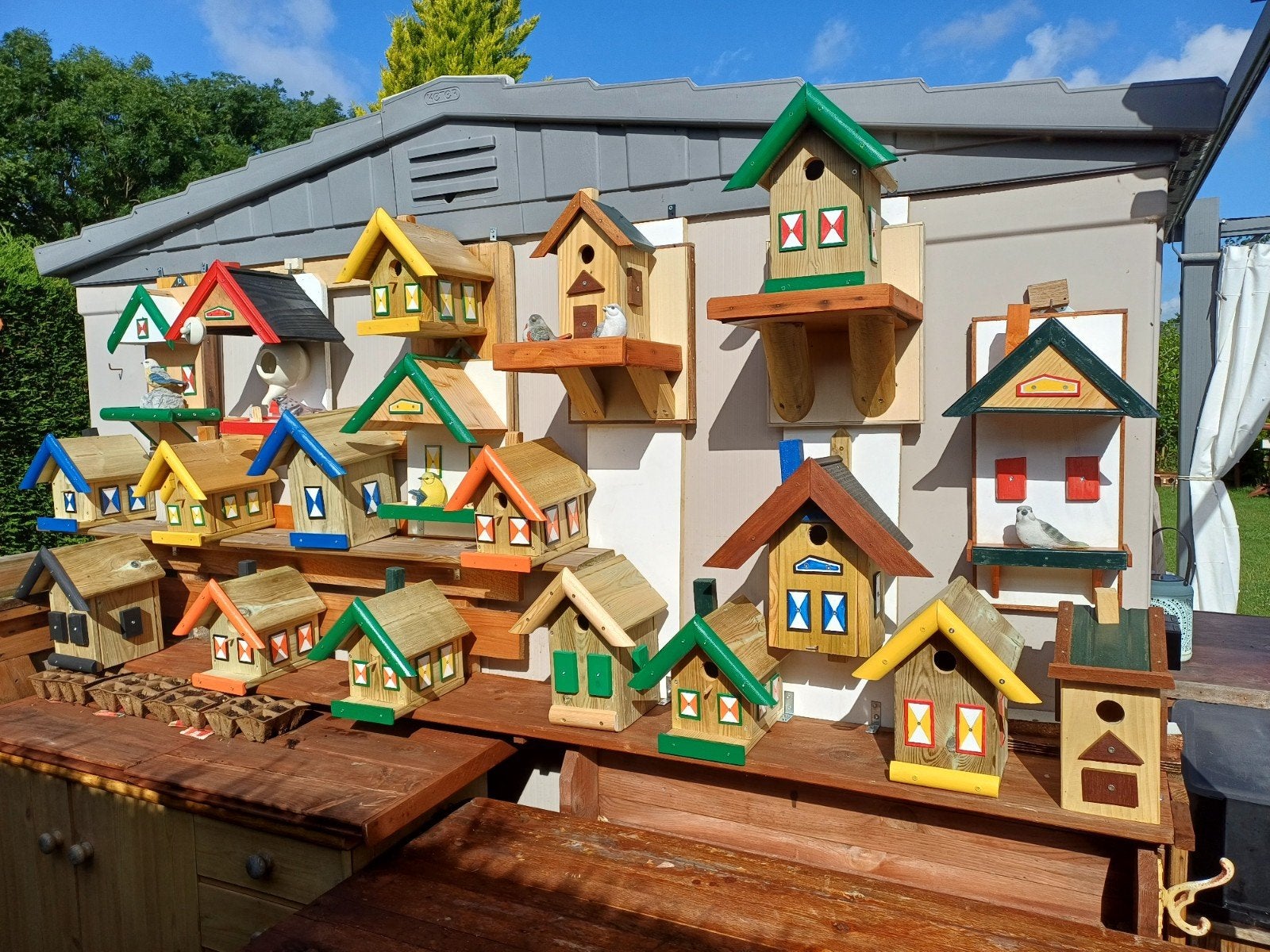 Vogelhuisjes te Koop  [ zie foto's ], Ophalen, Nieuw