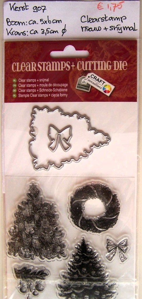 Kerst 907 Clearstamp, Ophalen of Verzenden, Nieuw, Clearstamp
