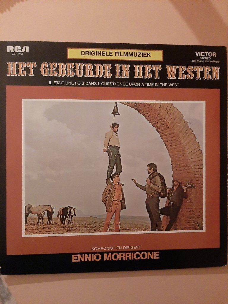 LP Ennio Morricone, Cd's en Dvd's, LP, Film en Theater, Gebruikt, Ophalen of Verzenden
