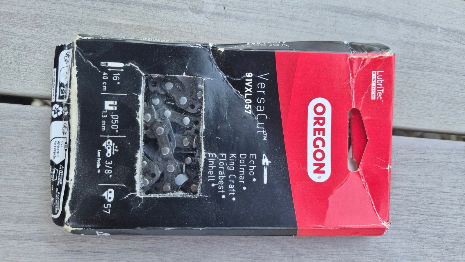 Oregon Kettingzaagketting 91VXL057 - 40 cm, 1.3 mm, Kettingzaag, Ophalen of Verzenden, Zo goed als nieuw, 30 tot 70 mm