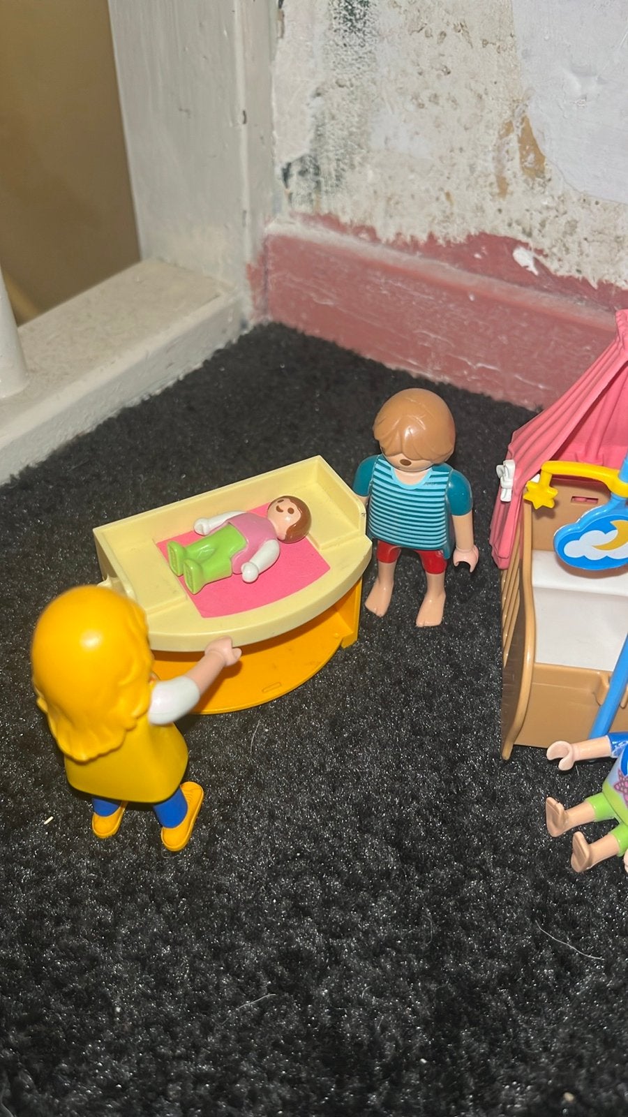 Playmobil babykamer met figuren en accessoires, Ophalen, Zo goed als nieuw