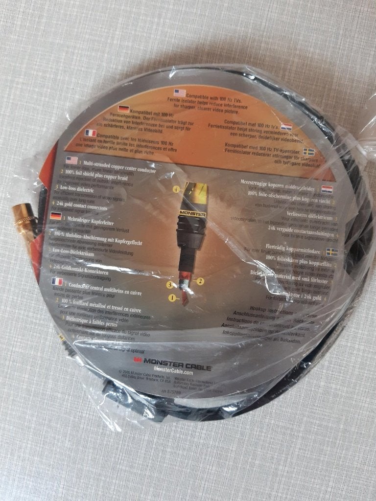 Monster kabel € 5, Ophalen, Nieuw, Minder dan 2 meter, Overige kabels