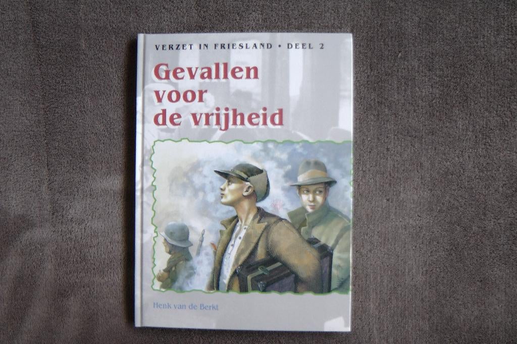Gevallen voor de vrijheid (Verzet in Friesland deel 2), Boeken, Tweede Wereldoorlog, Ophalen of Verzenden, Zo goed als nieuw, Henk van de Berkt