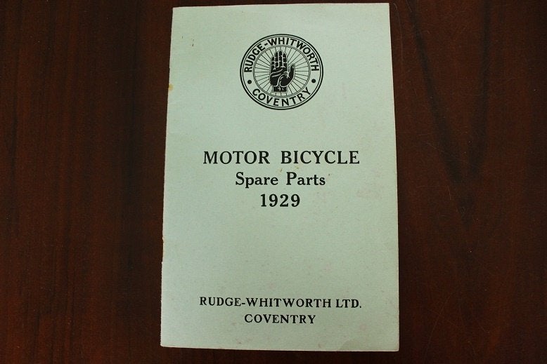 Rudge 1929 motorcycle spare parts, Ophalen of Verzenden, Overige merken