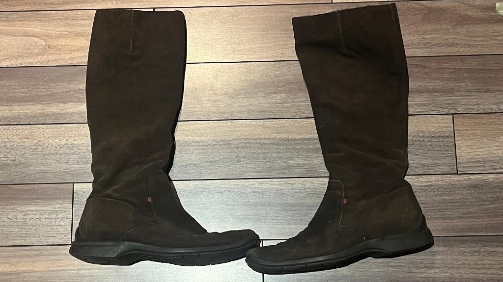 suède JJ dames laarzen (mt 37), Kleding | Dames, Schoenen, Hoge laarzen, Bruin, JJ, Ophalen of Verzenden