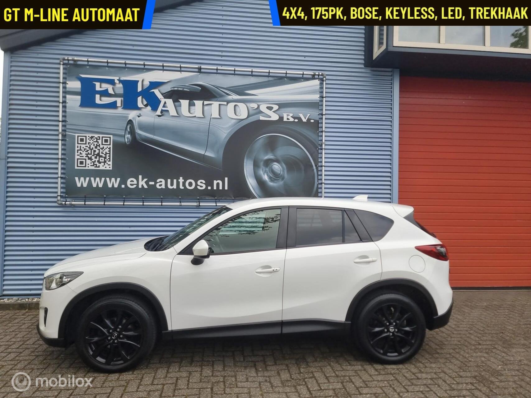 Mazda CX-5 2.2D HP GT-M 4WD 175pk Automaat Bose,19inch, Led, Auto's, Automaat, Gebruikt, 4 cilinders, 2000 kg
