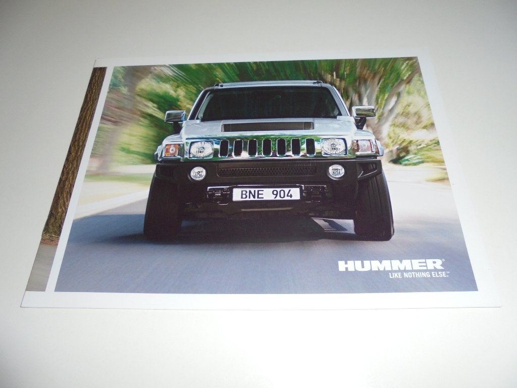 brochure Hummer accessoires 2007/2008, Ophalen of Verzenden, Nieuw, Overige merken