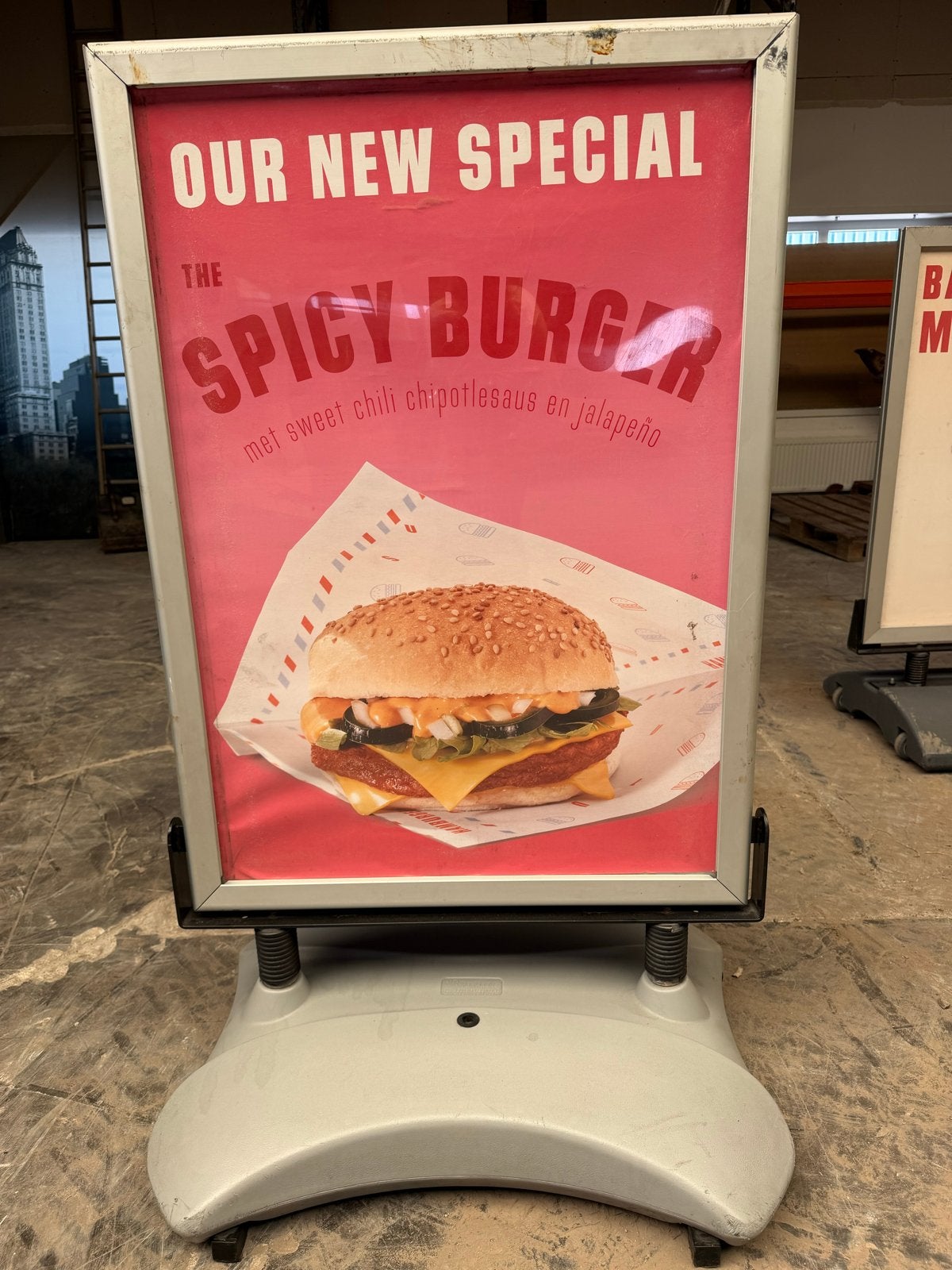 Stoepbord / Reclamebord op voet - Per direct beschikbaar, Ophalen