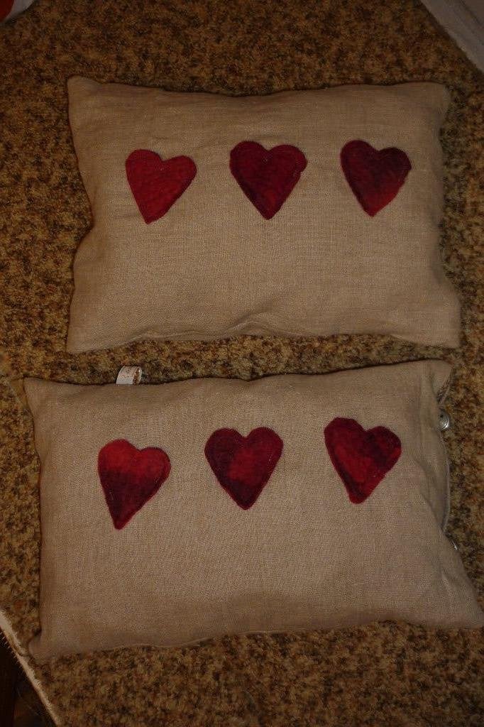 2  kleine  kussentjes, Huis en Inrichting, Woonaccessoires | Kussens, Ophalen of Verzenden, Zo goed als nieuw, Rechthoekig