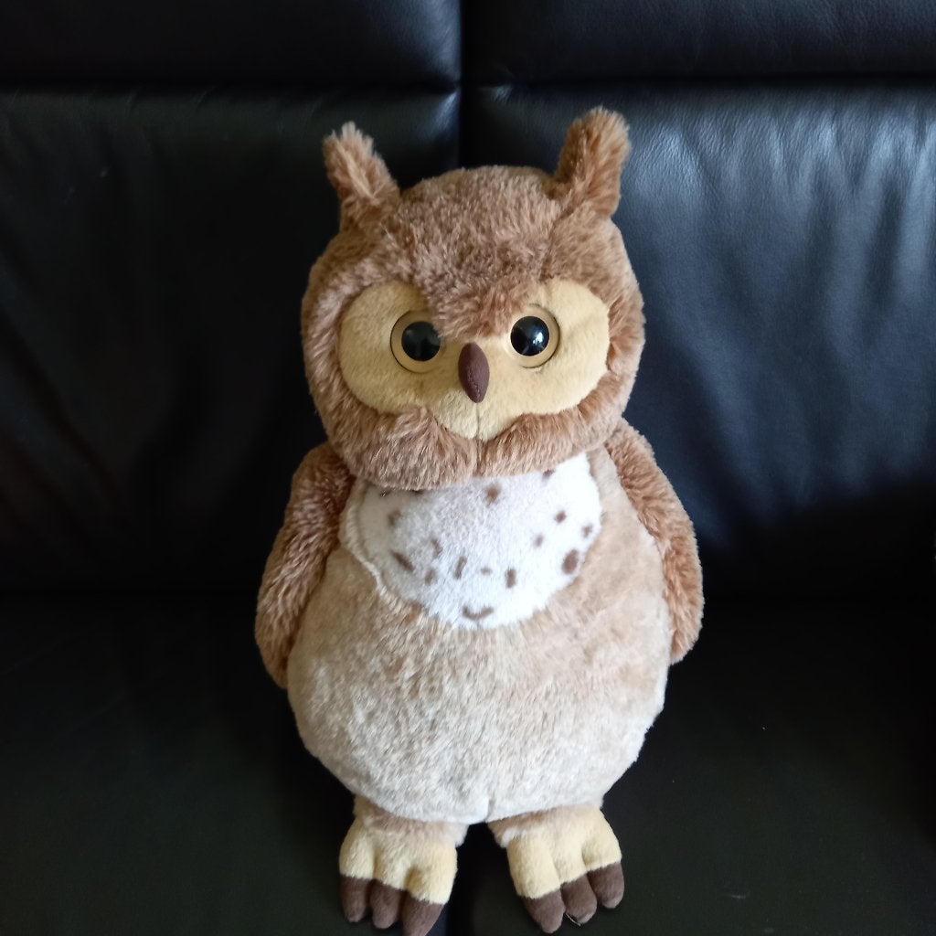 Uil knuffel 45 cm groot., Ophalen of Verzenden, Zo goed als nieuw, Overige typen