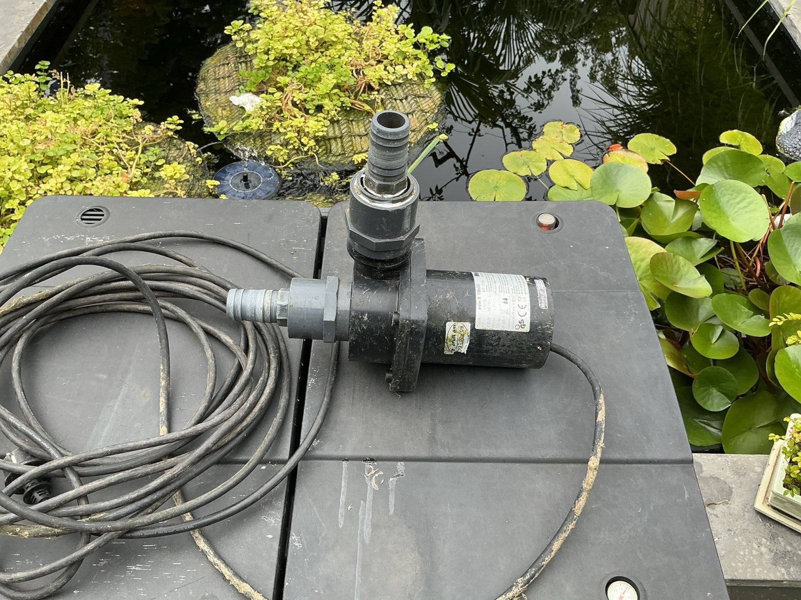 Meßner eco-X 10000 Vijverpomp - 120W, Ophalen of Verzenden, Gebruikt, Elektrisch, Overige typen