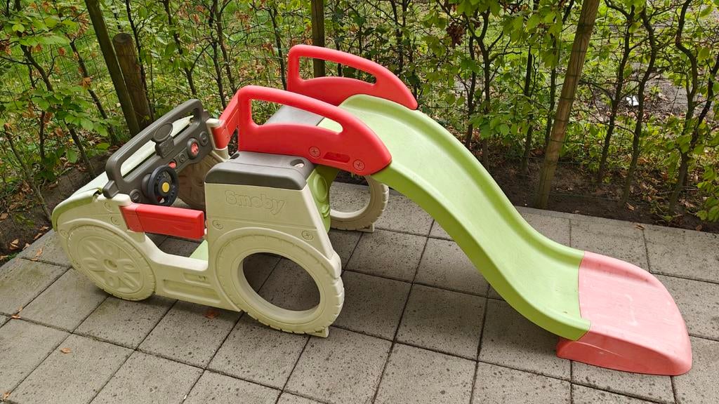 Smoby Auto-Glijbaan, Ophalen, Gebruikt, Glijbaan