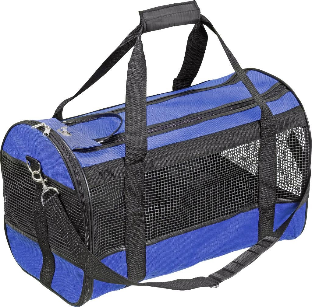 Kattentas reistas Divina blauw - max. 9 kg nu voor € 24,95, Dieren en Toebehoren, Transportboxen, Nieuw, Ophalen of Verzenden