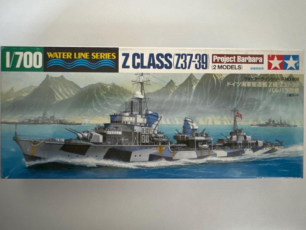 Tamiya 1/700 Z Class 31908, Hobby en Vrije tijd, Modelbouw | Boten en Schepen, Ophalen of Verzenden, Nieuw, 1:200 of kleiner, Overige merken