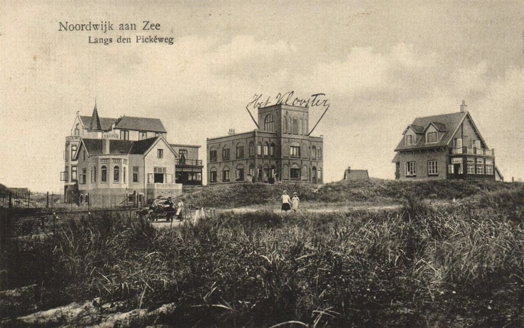 Noordwijk aan Zee, Langs den Pickeweg - klooster - 1922 gelo, Verzenden, 1920 tot 1940, Gelopen, Zuid-Holland