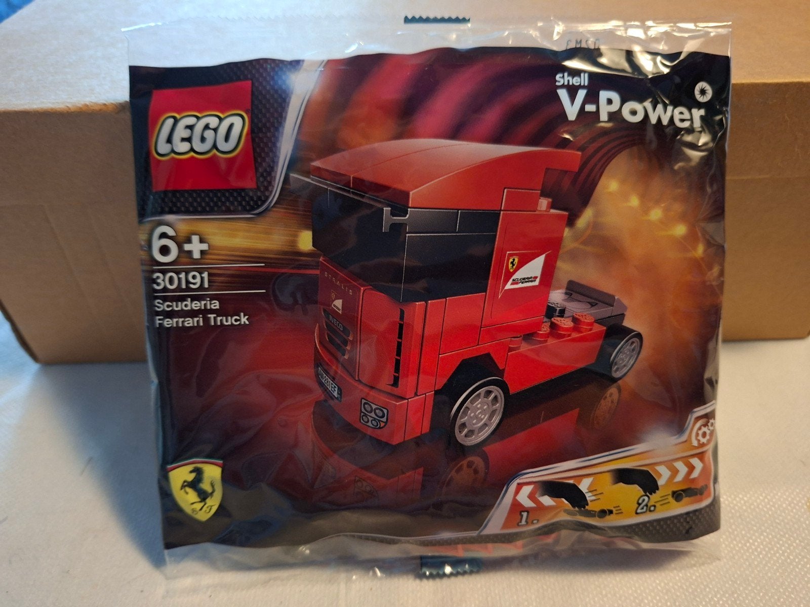 LEGO Shell V-Power Ferrari Truck 30191 Nieuw, Overige thema's, Verzenden, Lego, Nieuw