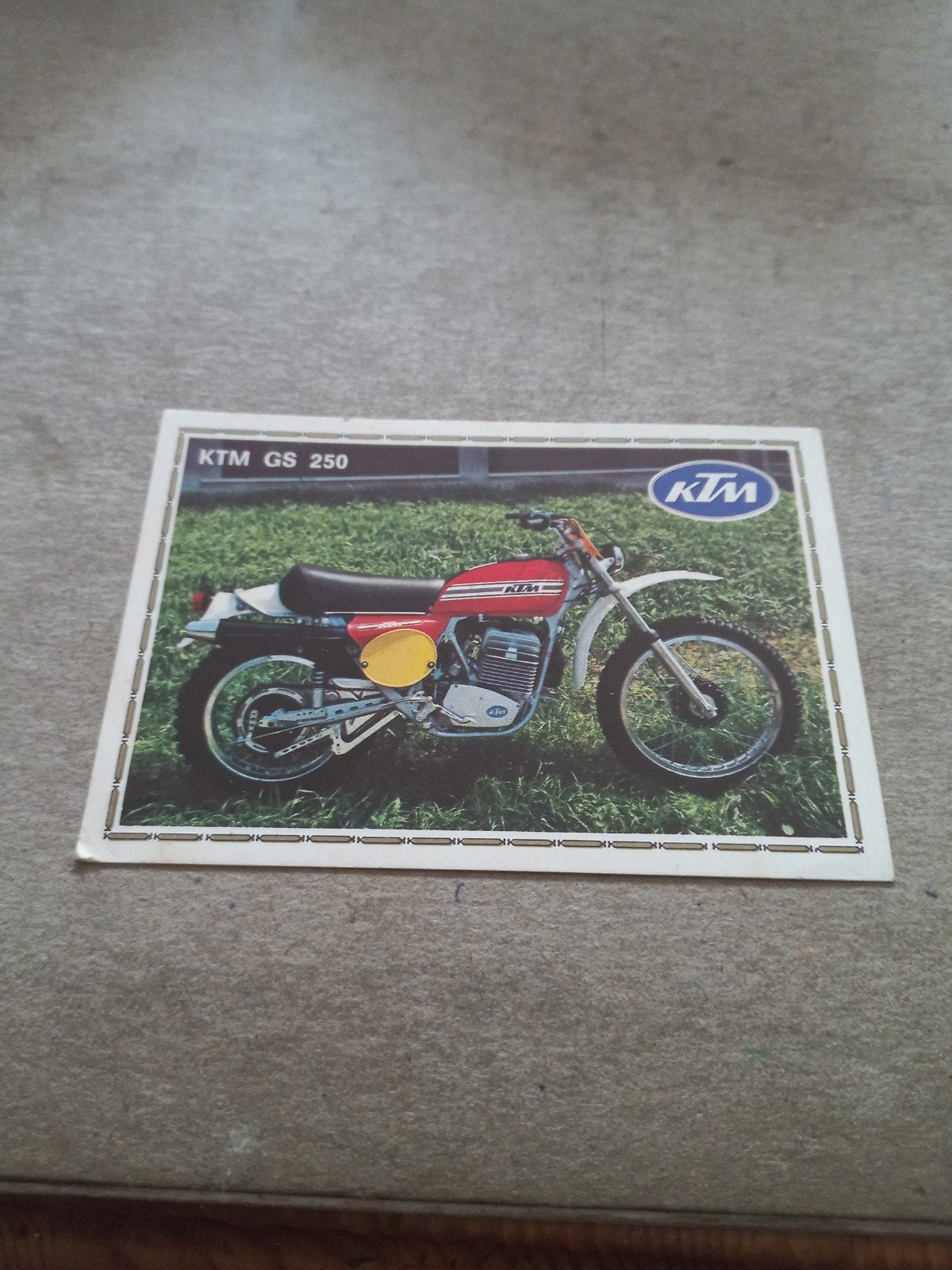 Vintage KTM GS 250 Motorfiets Afbeelding, Ophalen of Verzenden, Gebruikt