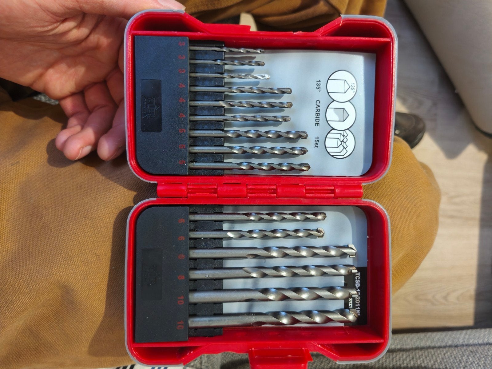 Top Craft steen boren set - 15-delig, Doe-het-zelf en Verbouw, Gereedschap | Boormachines, Ophalen of Verzenden, Nieuw, Minder dan 400 watt