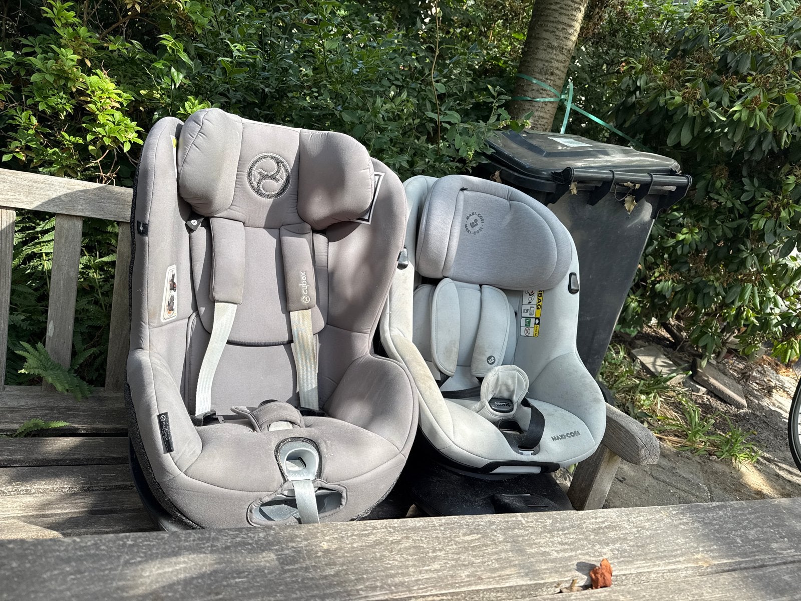 Cybex en Maxi-Cosi autostoeltjes met Isofix, Kinderen en Baby's, Autostoeltjes, Ophalen, Gebruikt, 0 t/m 18 kg, Zijbescherming