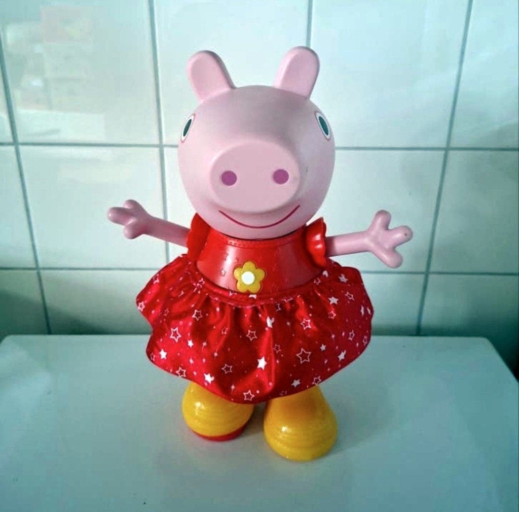 Peppa Pig Dansende en Zingende Pop, Ophalen of Verzenden, Zo goed als nieuw, Meisje