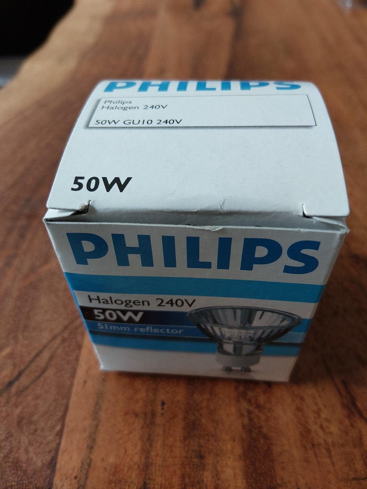 Philips Halogeen GU10 50W 240V Lamp, Ophalen of Verzenden, Nieuw, GU10, Philips
