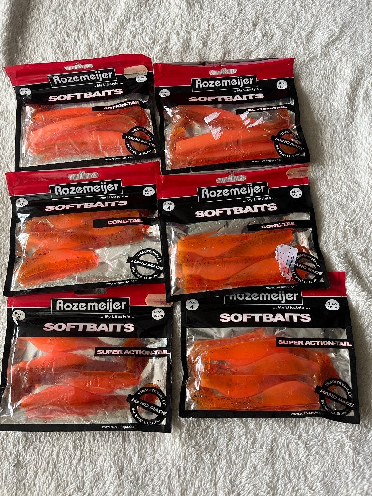 adv 330 / NIEUW mixset 6 blisters shads ROZEMIJER, Ophalen of Verzenden, Nieuw, Overige typen