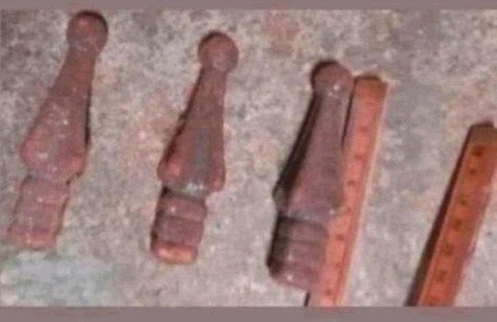 97 smeedijzeren poort punten, Tuin en Terras, Tuinhekken en Hekwerk, Ophalen of Verzenden, Nieuw