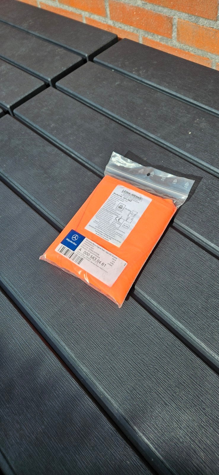 Mercedes Benz origineel veiligheidshesje oranje, Ophalen of Verzenden, Nieuw