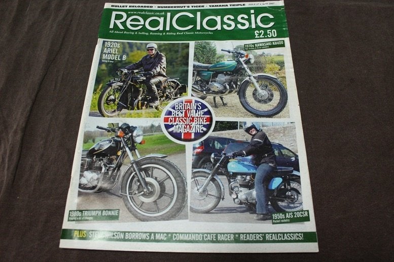 Real Classic mei 2007 oa.  Ariel B Kawasaki KH400 AJS motor, Ophalen of Verzenden, Gelezen