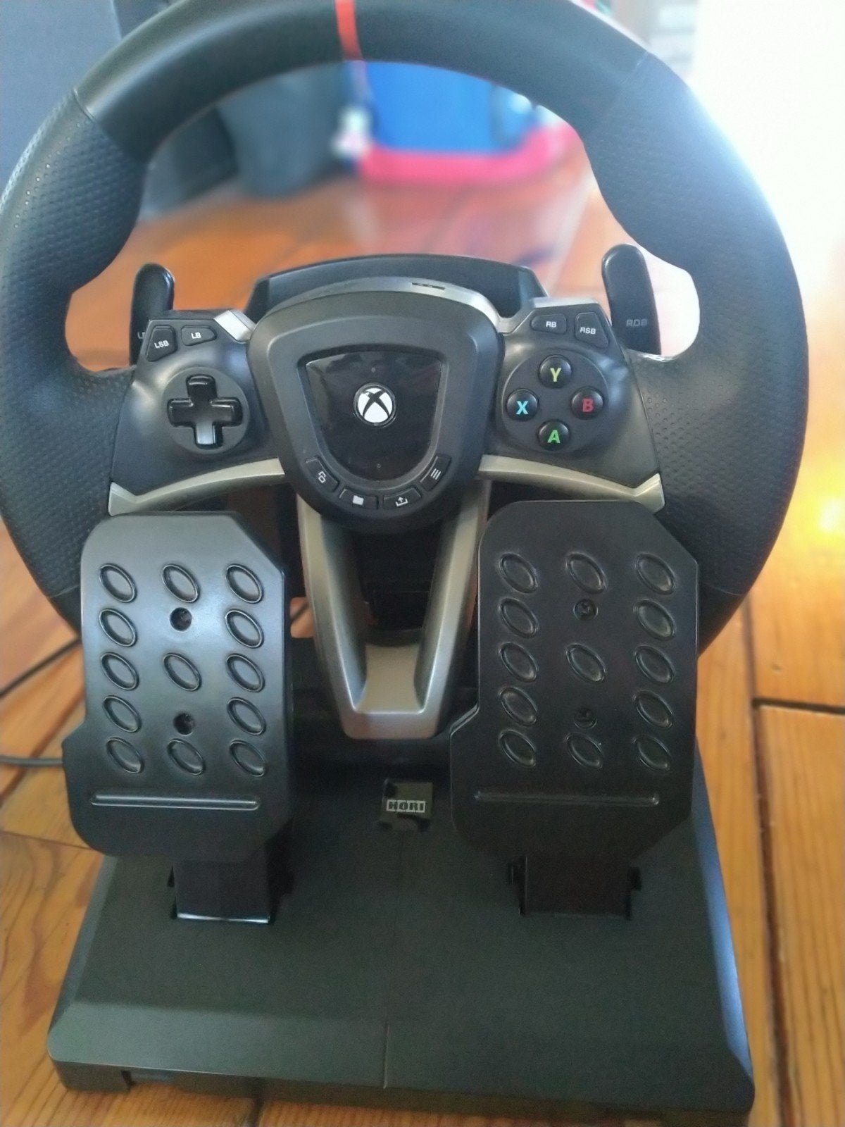 hori racestuur met pedalen, Ophalen, Racestuur, Xbox, Zo goed als nieuw